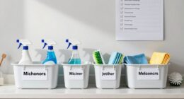 create consistent cleaning routines
