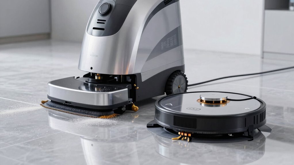 dual cleaning machines compete