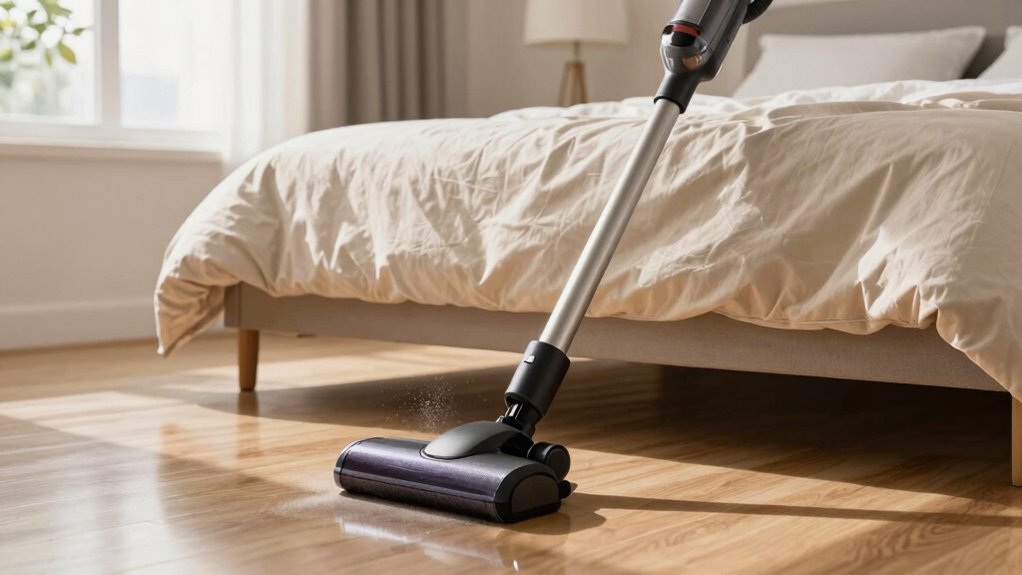 dust free bed cleaning