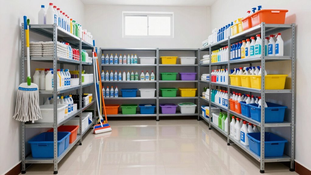 efficient janitorial supply organization
