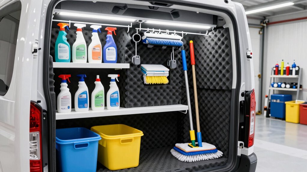 efficient organized vehicle setup