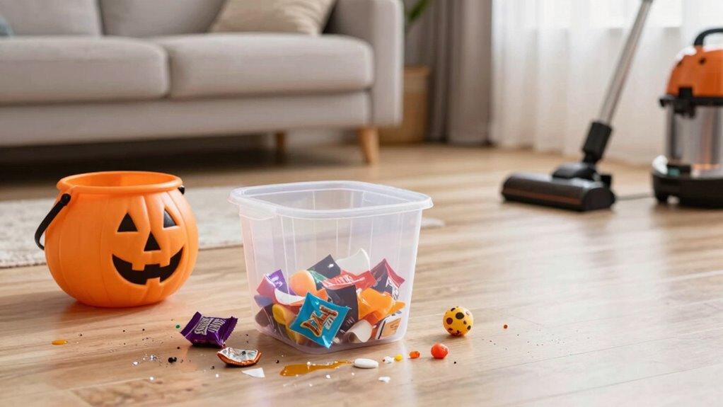 efficient post halloween cleanup tips