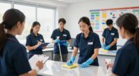 efficiently train new cleaners