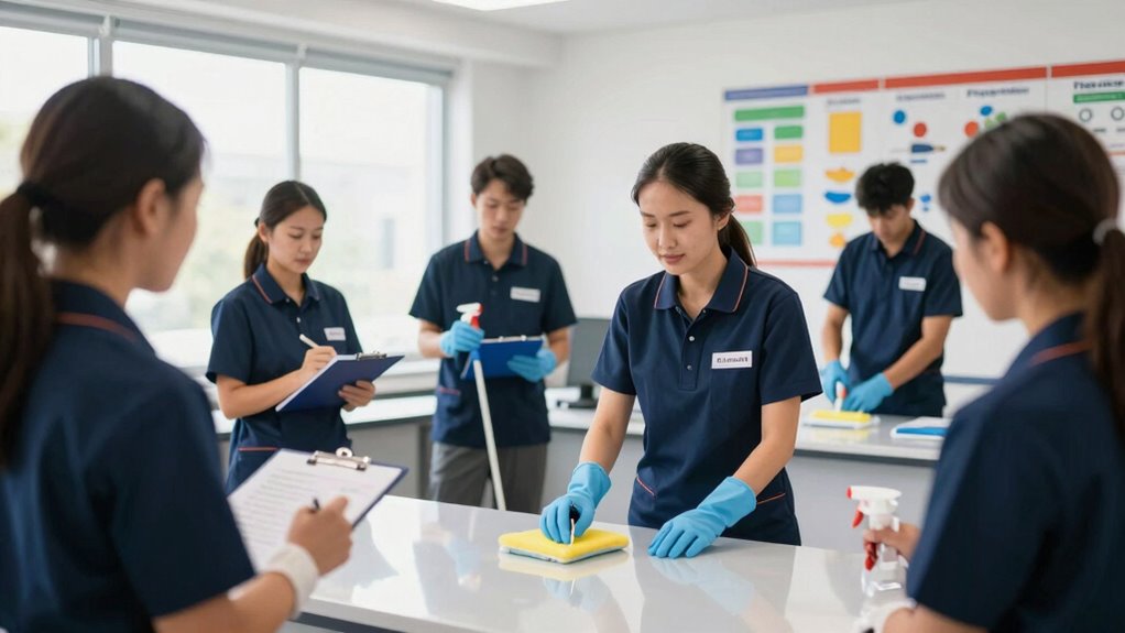 efficiently train new cleaners