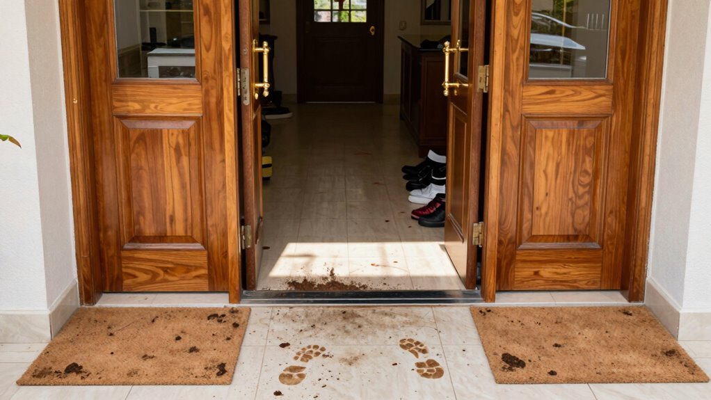 entryways influence cleanliness levels