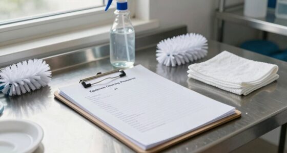 essential equipment cleaning procedures