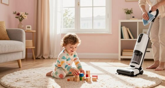 gentle cleaning with toddlers
