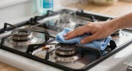 gentle grease stovetop cleaning