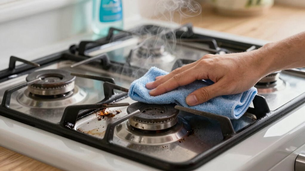 gentle grease stovetop cleaning
