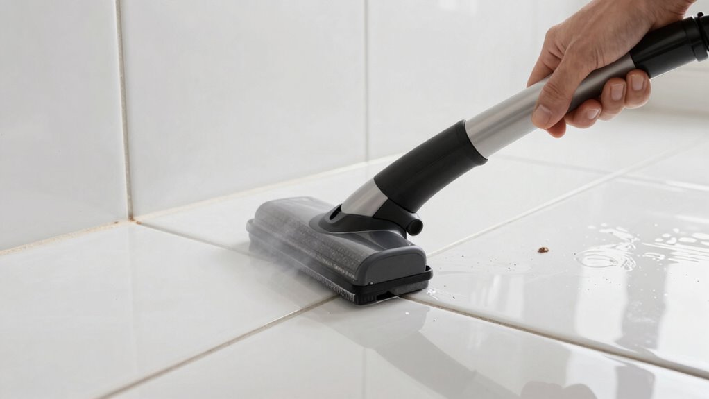 gentle steam grout cleaning