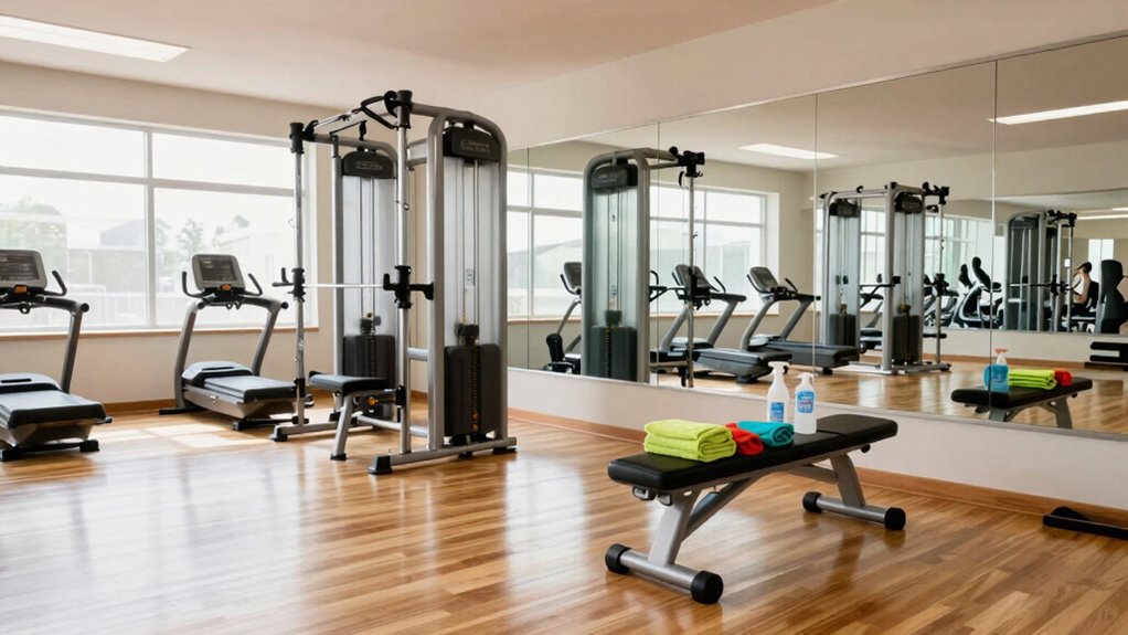 gym equipment sanitation standards