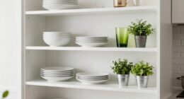 maintain clean dust free shelves