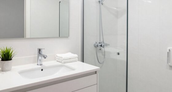 maintain tidy small bathroom