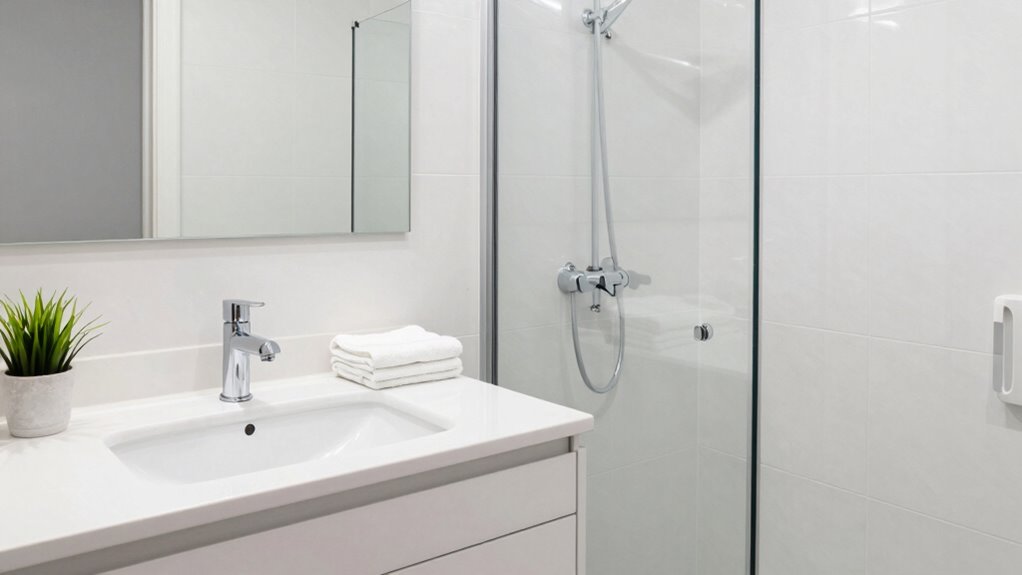 maintain tidy small bathroom