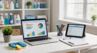 monthly cleaning business metrics