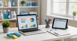 monthly cleaning business metrics