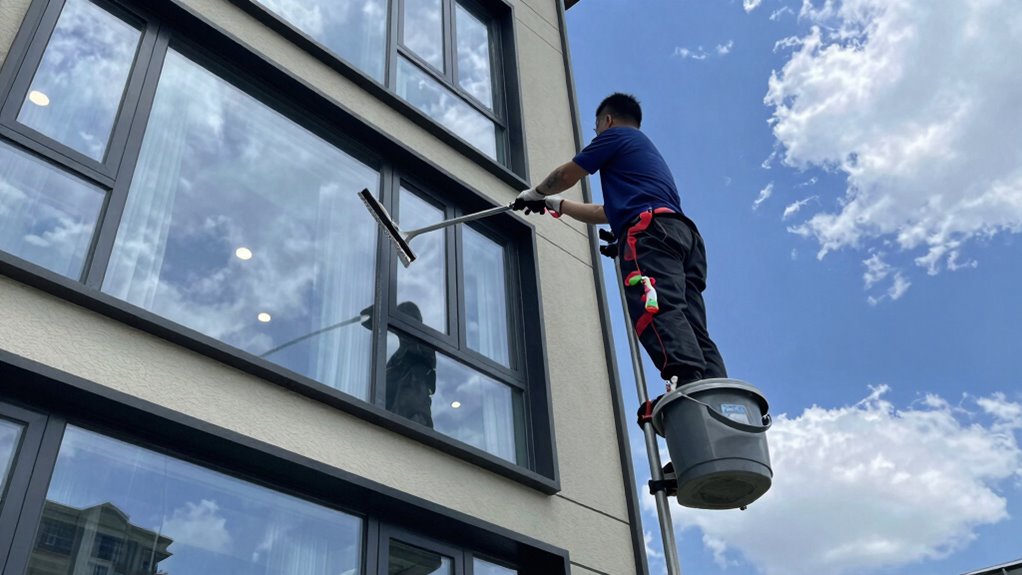 multi story window cleaning tools