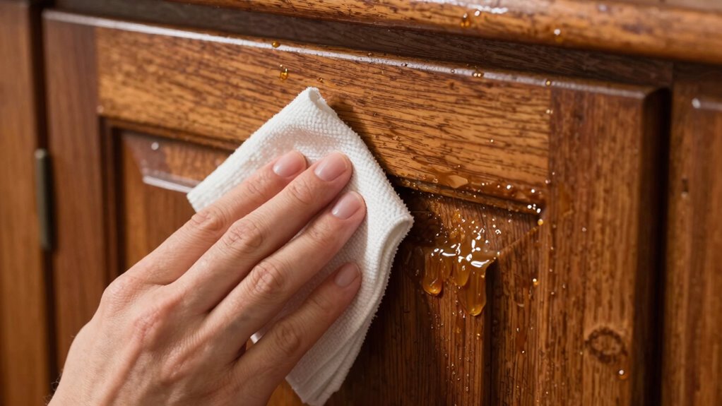 natural cabinet residue removal techniques