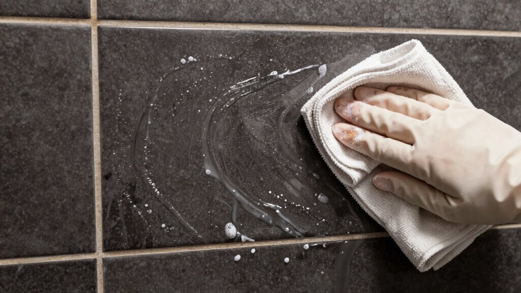 natural dark tile cleaning techniques