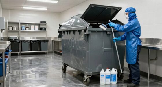 neglected commercial trash cleaning