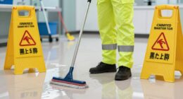 post mopping slip risks
