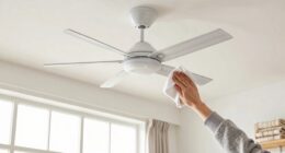 pre winter ceiling fan cleaning