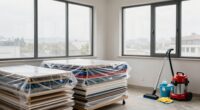 prepare surfaces before cleaning