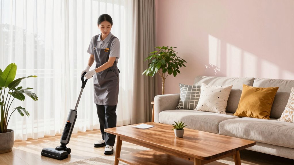 presence during cleaning appointments
