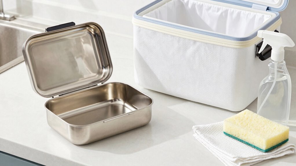 proper lunch box cleaning