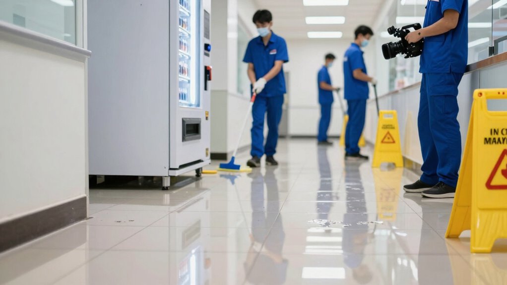 proper wet floor safety procedures