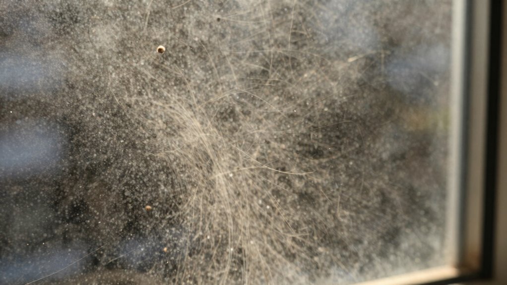 recycling releases trapped dust