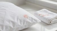 removing makeup stain residues