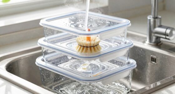 removing odors from reusables