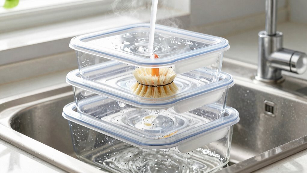 removing odors from reusables