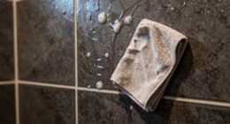 removing soap from tiles