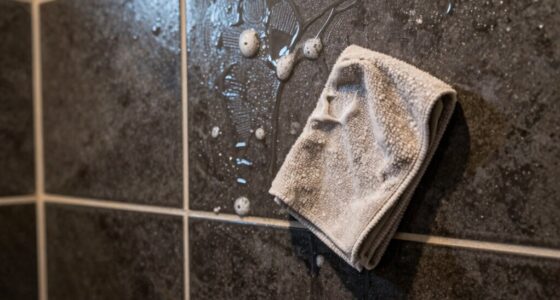 removing soap from tiles
