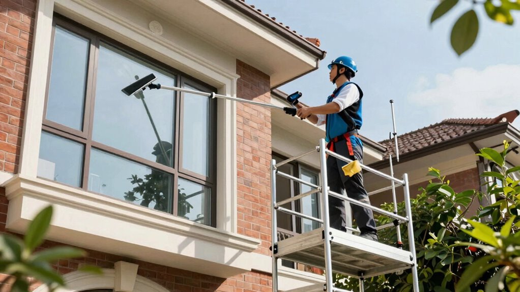 safe efficient window cleaning
