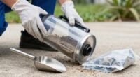 safe hepa vacuum disposal