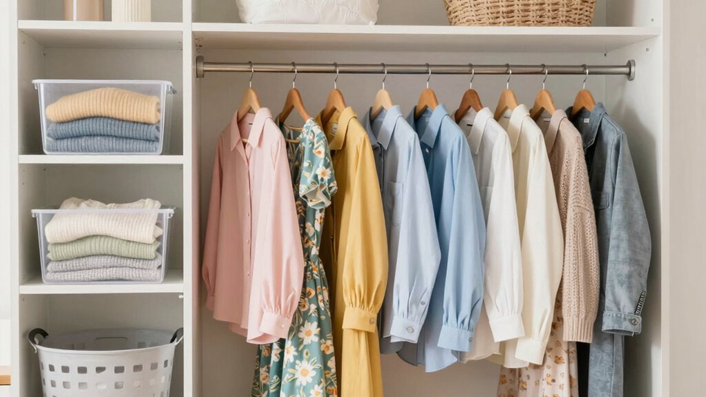 simple sorting rule for closet