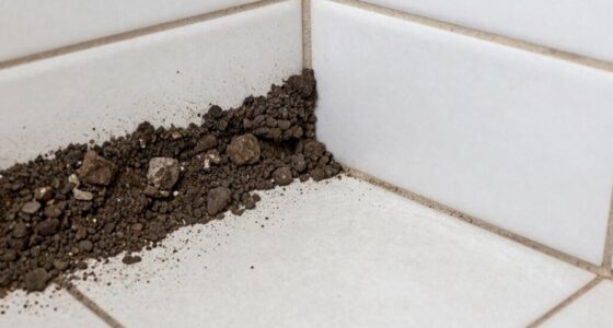 soil accumulation varies indoors