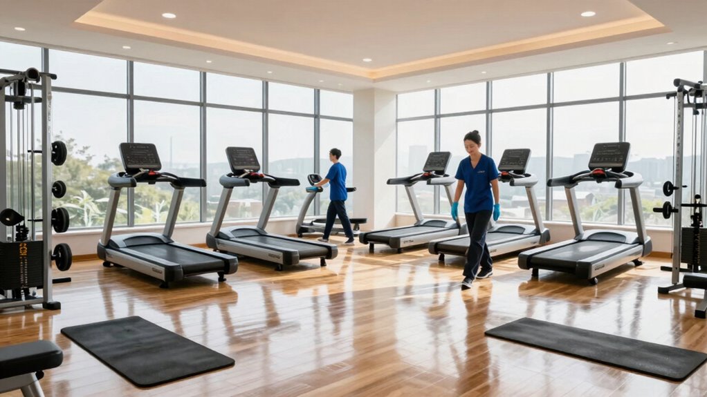 specialized gym cleaning practices