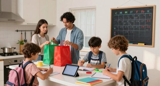structured family weekly schedule