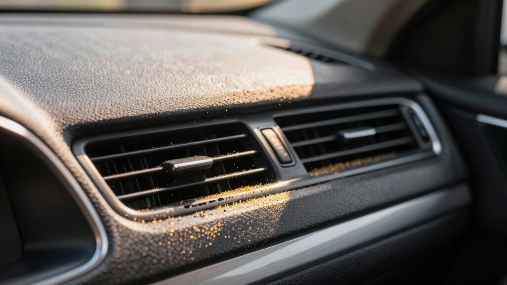 summer dust accumulates faster