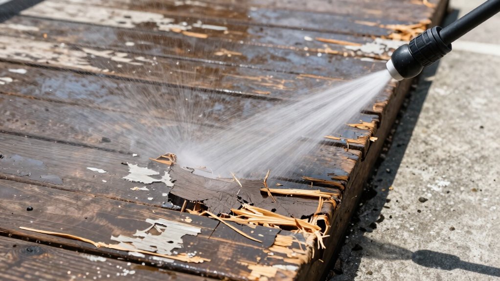surface specific pressure washing precautions