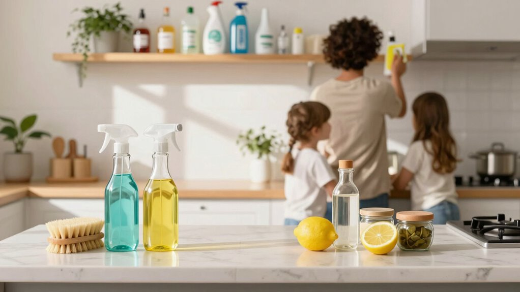 toxin free family cleaning routine