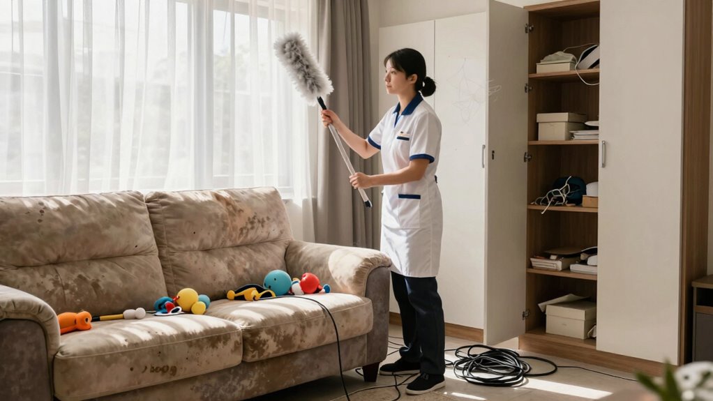 unexpected cleaning challenges arise