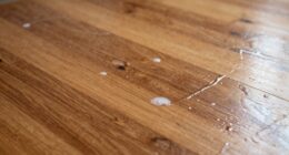 using harsh cleaning chemicals