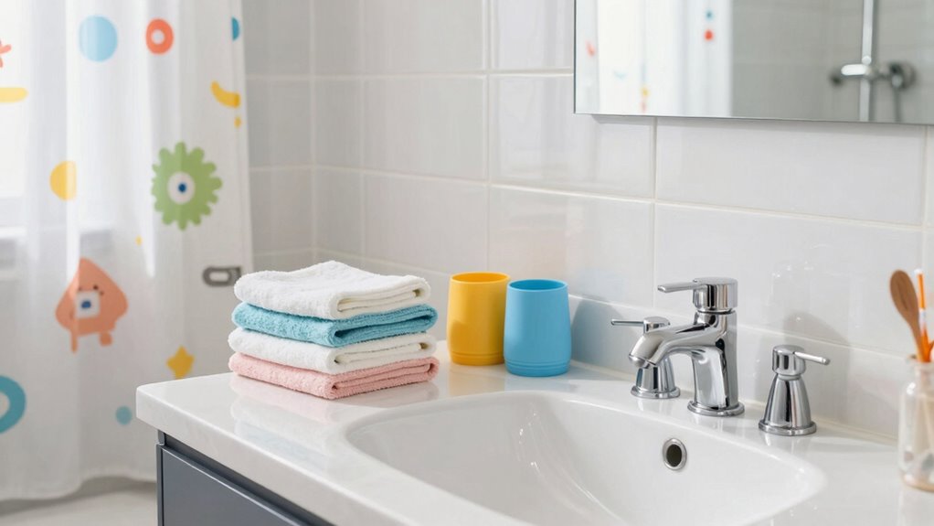 weekly kids bathroom cleaning