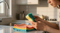 You be the judge: should my partner get rid of her old dishcloths and sponges?