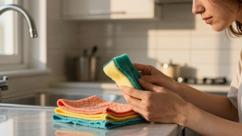 You be the judge: should my partner get rid of her old dishcloths and sponges?